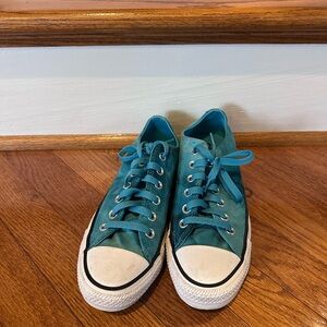 Converse Chuck Taylors, Low Top, Teal Tie Dye (Women’s Size 7)